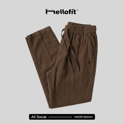 Ralph Lauren Linen trouser | Coffee