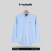 Ralph Lauren solid Oxford Shirt | Sky Blue - Image 3